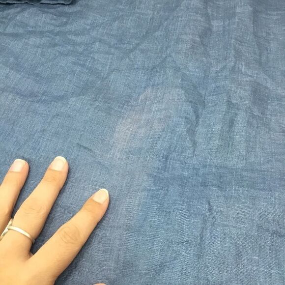 Vince Linen Short Sleeve Button Up (C7) - Picture 6 of 7